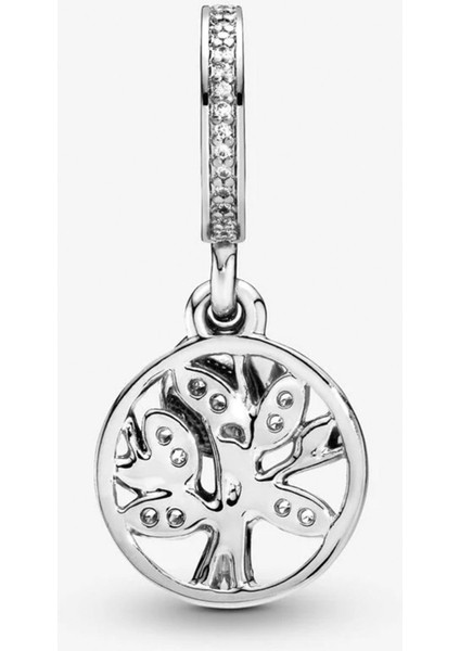Aile Ağacı Sallantılı Gümüş Charm - NUR-CM00500 fiyatları