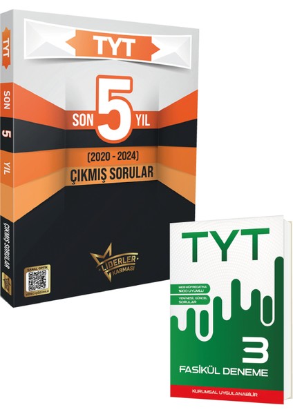 TYT Son 5 Yıl Çıkmış Sorular 2020 – 2024 +3 Fasikül Deneme