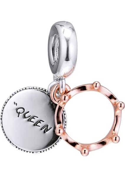 Kolye Ucu Boncuk Gümüş Charm - NUR-CM00375