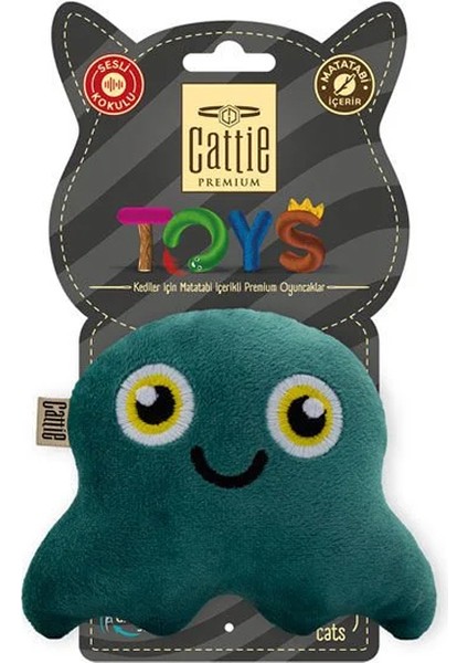 Matatabili Kedi Peluş Oyuncağı Ahtapot 11 cm