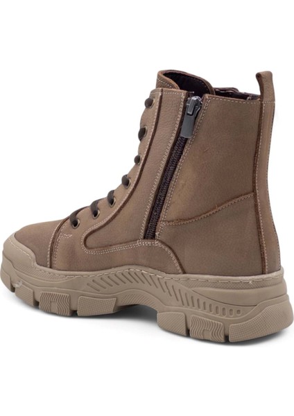 8893 Kadın Deri Bot - Koyu Bej - 36 fırsatları