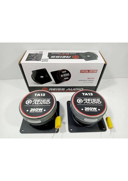 Dome Tweeter 10CM - Pro 260W 130RMS Tiz - RS-TA13 10CM Dome Tweeter