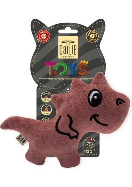 Matatabili Kedi Peluş Oyuncağı Trex 15 cm