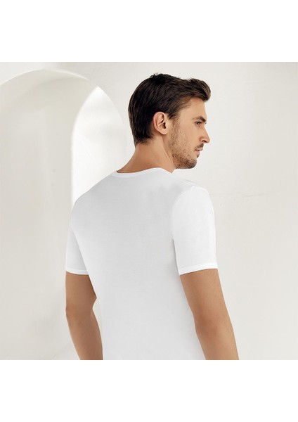 E001 6'lı Paket Erkek %100 Pamuk Beyaz Bisiklet Fanila L fiyatları