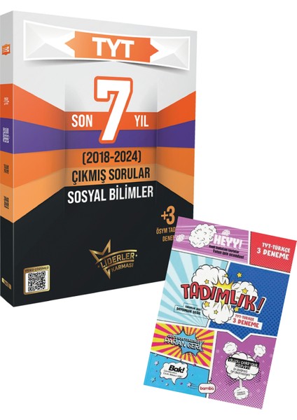 TYT Sosyal Bilgiler Son 7 Yıl Çıkmış Sorular 2018 – 2024 +3 Türkçe Deneme