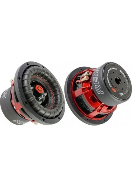 S Audio Rs-Bq-8 20 cm Subwoofer Bas Çift Bobin 1000 Watt 500RMS Kabinli Spl