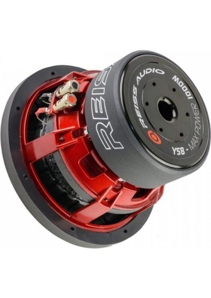 S Audio Rs-Bq-8 20 cm Subwoofer Bas Çift Bobin 1000 Watt 500RMS Kabinli Spl