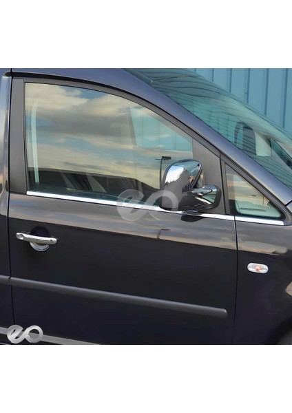 VW Caddy Krom Cam Çıtası 4 Prç. 2004-2015 P. Çelik