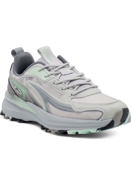 30877 Kadın Sneaker Spor Ayakkabı - Gri - 36