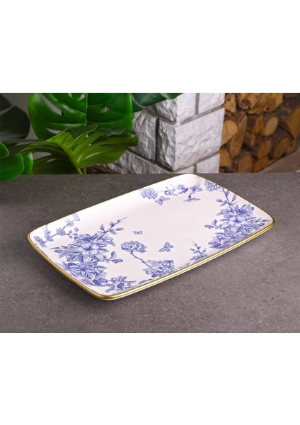 33 Cm Spring Time Servis Meze Tabağı