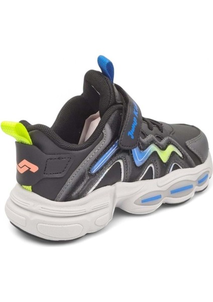 31098 Çocuk Sneaker Spor Ayakkabı - Siyah - 35