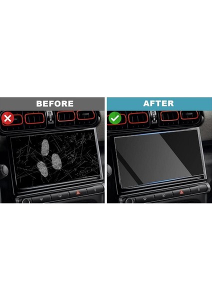 Citroen C3 Aircross Shine Paket Multimedya Ekran Koruyucu 9" indirimleri