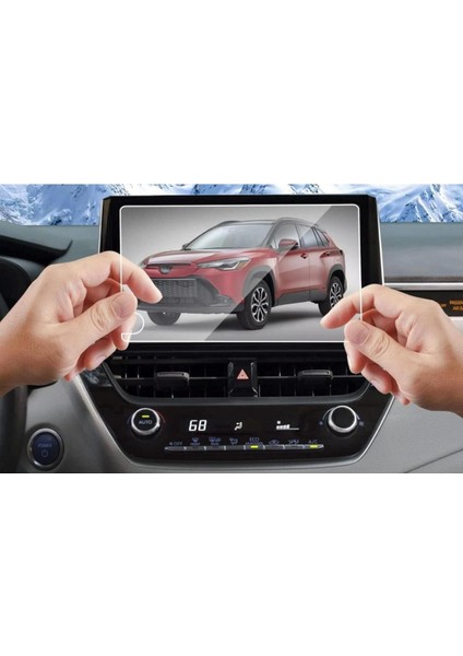 Toyota Corolla Hybrid Dream 8" Mat Ekran Koruyucu Navigasyon modelleri