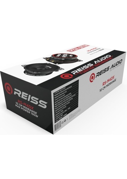 Reis Audio RS-M4DX 10 cm Deprem Serisi Midrange Hoparlör Takımı modelleri