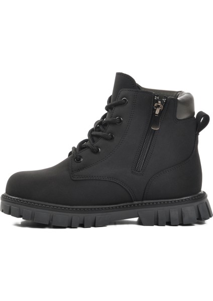 Siyah Fermuarlı Unisex Çocuk Bot 1782 F