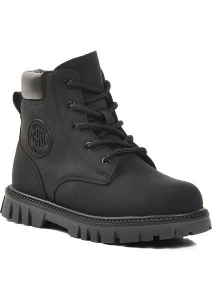 Siyah Fermuarlı Unisex Çocuk Bot 1782 F