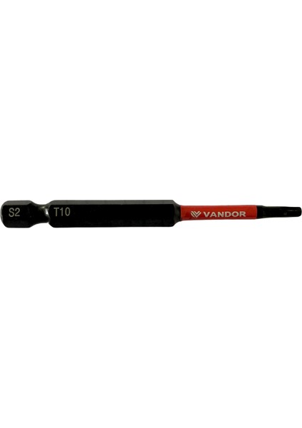 Vandor Bits Uç Matkap Ucu Tornavida Ucu Vidalama Ucu Impact T10-75 mm - 1 Adet