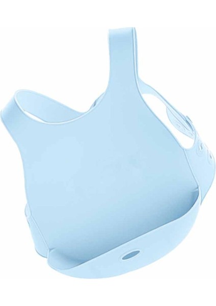 Oioi Silikon Mama Önlüğü Mineral Blue