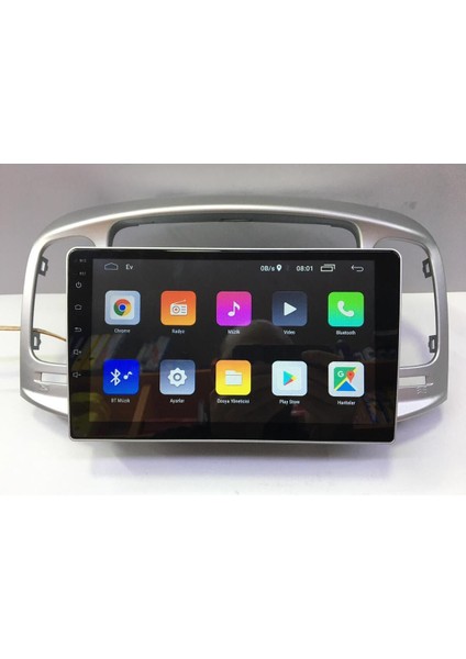 Hyundai Accent Era Multimedya Teyp Android 15 2 GB Ram 32 GB Hafıza Apple Carplay Kamera Hediye modelleri