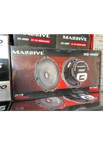 MS-M8RF 400 Wat 200 Rms 20 cm Profesyonel Midrange