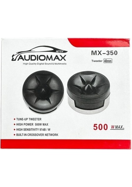 Audıomax MX-350 Ufak Boy Tweeter
