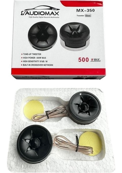 Audıomax MX-350 Ufak Boy Tweeter modelleri