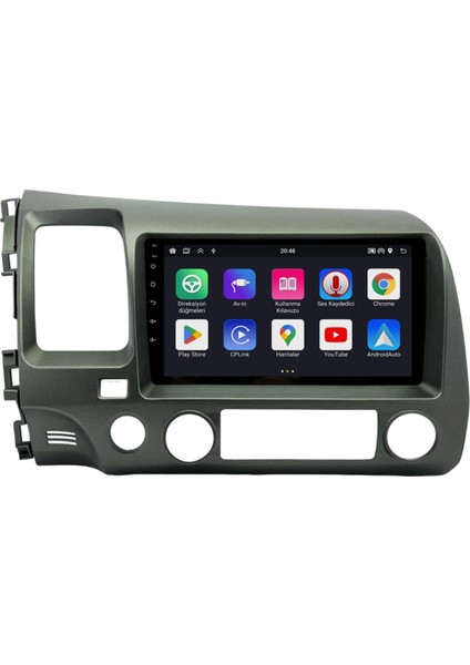 Honda Civic Fd6 Android Multimedya Sistemi (2007-2012) CRV4145XP