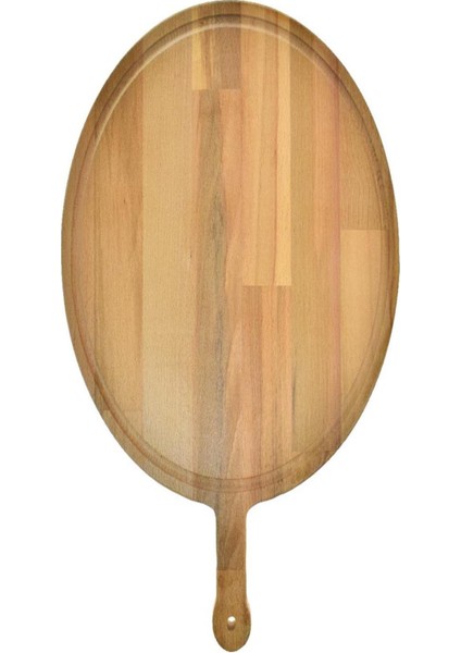 Ahşap 34CM Saplı Pizza Tabağı EMR14