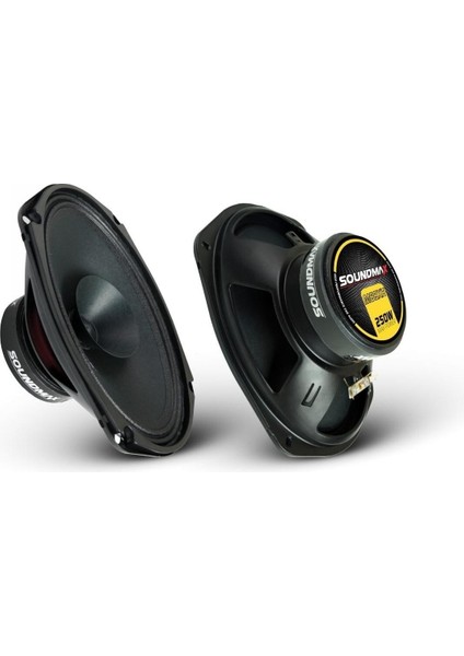 SX-M69XH 6x9 Oval Çifti 500 Watt Midrange Xv Sound