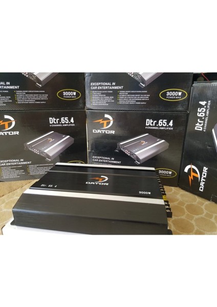 Dtr.65.4 Model 3000 W 4 Kanak 4X65 Rms Anfi modelleri