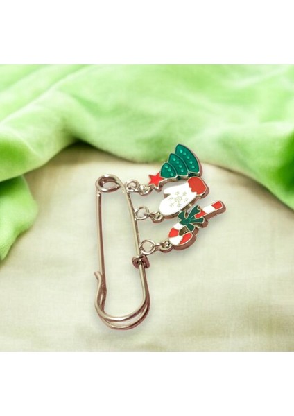 Yılbaşı Ağacı, Eldiven, Şeker Şeklindeki Iskoç Iğnesi Hediyelik Broş fiyatları