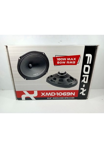 Oval Midrange – XMD-1069N 180W 80RMS Neo Kayık Midrange Hoparlör