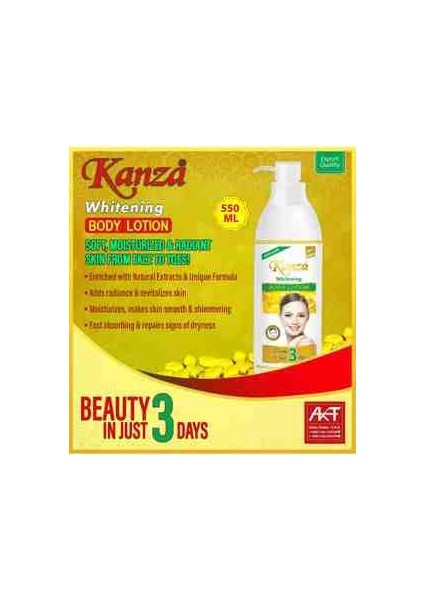 Beyazlatıcı Body Losyon