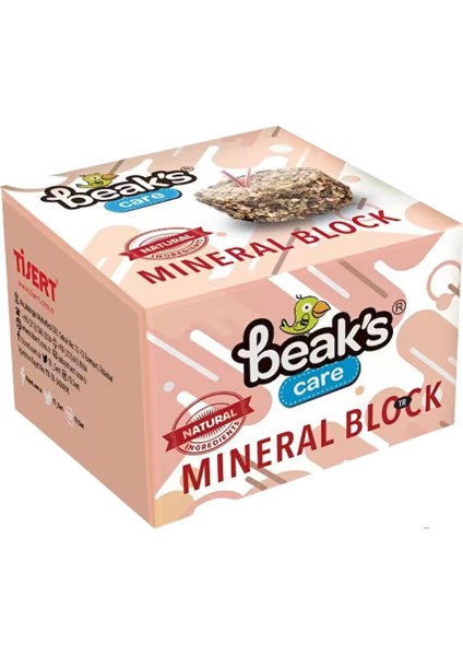 Beaks Kafes Kuşları Için Mineral Blok 50 gr