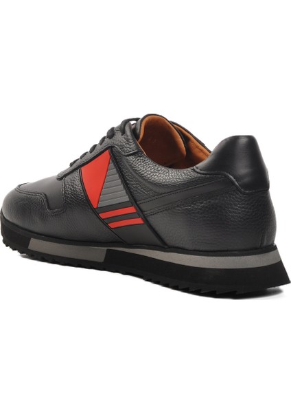 Siyah Floter Deri Erkek Casual Ayakkabı Premium 130 M fırsatları