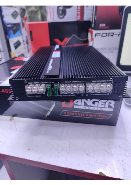 Danger Audıo DA80.4 Ab CLASS3400 Watt 4X80 Rms 2 Yıl Garantili 4 Kanallı Amfi
