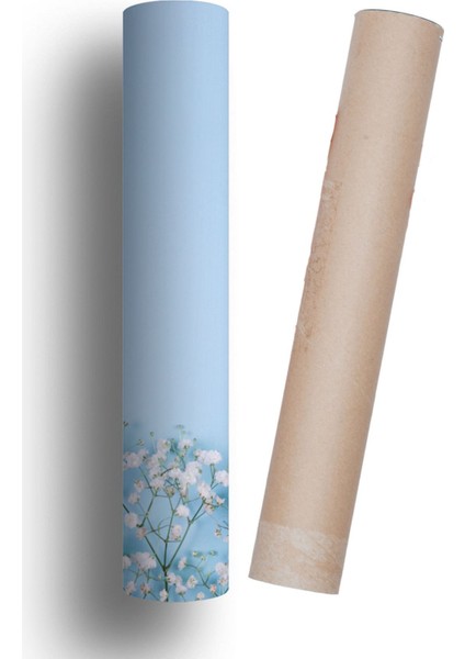 Buzdolabı ve Bulaşık Makinesi Kapak Kendinden Yapışkanlı Sticker Folyo Kaplama Çiçek Desen