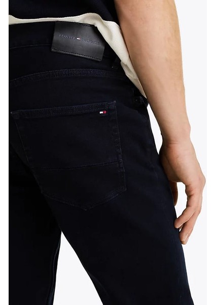 Erkek Denton Düz Paça Kot Pantolon - Lacivert fırsatları