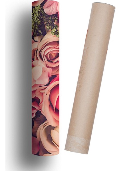 Buzdolabı ve Bulaşık Makinesi Kapak Sticker Folyosu Gül modelleri