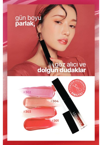 Nemlendirici Dudak Parlatıcı Gloss Lebelage Deep Kiss Volume Lip Gloss