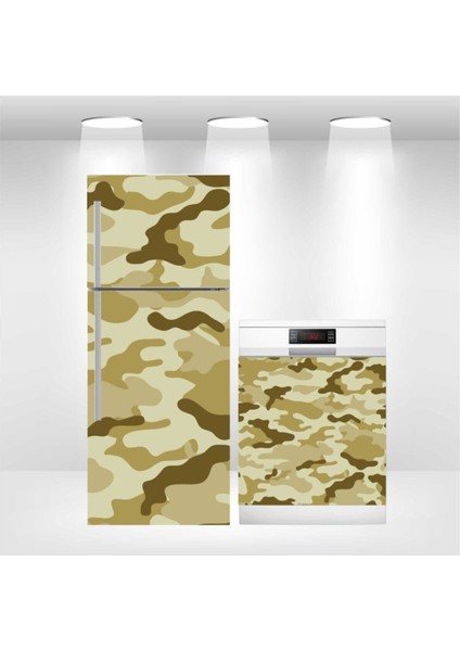 Buzdolabı ve Bulaşık Makinesi Kapak Kendinden Kapaklı Folyo Kaplama Kamuflaj