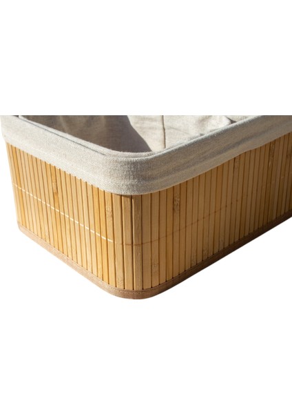 Bambu Organizer Sepet Seti 3 Lü Bambu Sepet fiyatları