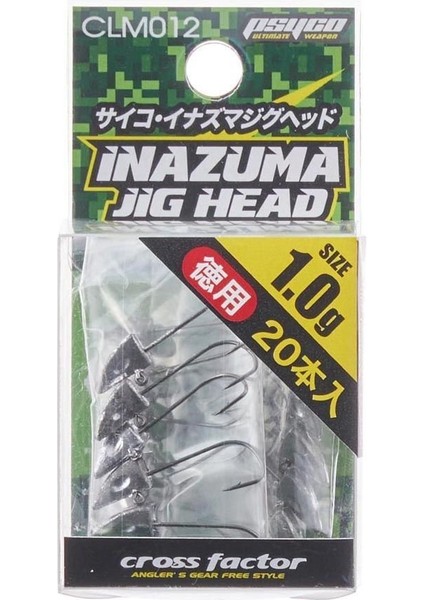 Psycho Inazuma Lrf Jig Head 1 gr Ekonomik Paket