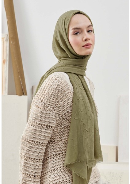 Haki Fresh Scarfs Bambu Şal modelleri