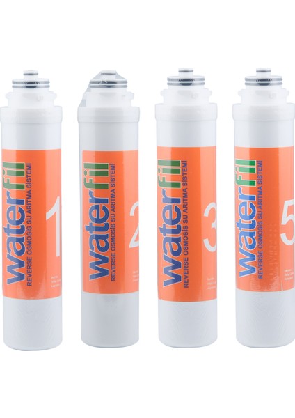 Waterlife Su Arıtma Cihazları Ile Tam Uyumlu Tak Çevir Filtre Seti - 5li Set