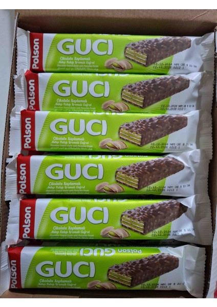 Polson Gucı Antepfıstıklı Çikolatalı Gofret 35 gr