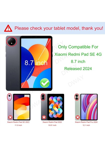 Xiaomi Redmi Pad Se 8.7'' 2024 Için Akıllı Kılıf (Yurt Dışından) fiyatları