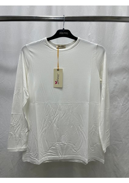 Efraze Uzun Kollu Penye Içlik Tunik Bluz Body 69 cm 406 1629