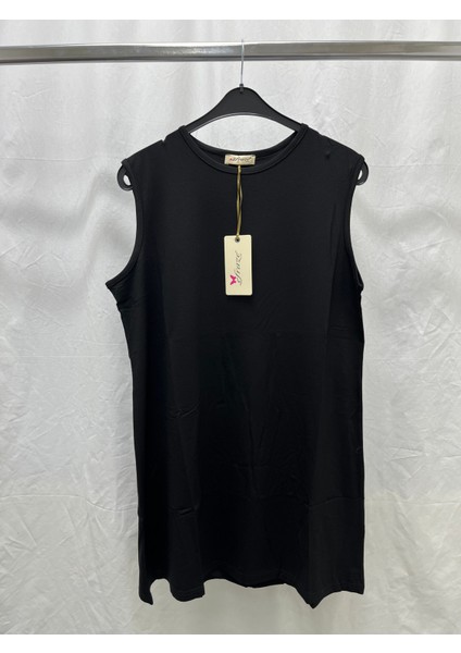 Efraze Sıfır Kollu Penye Içlik Tunik 83 cm 407 1628