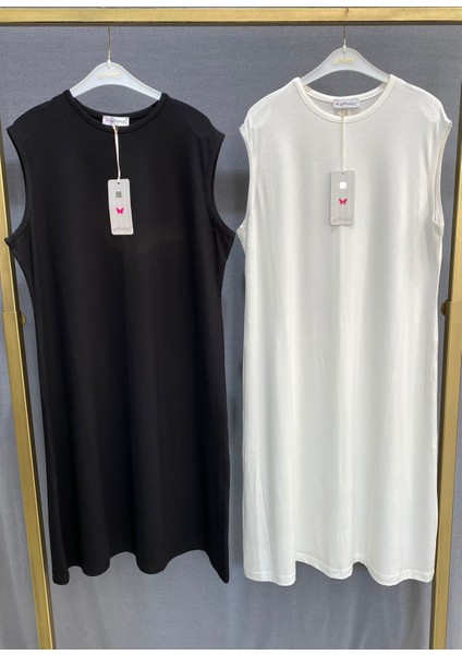 Efraze Sıfır Kollu Penye Içlik Tunik 83 cm 407 1628